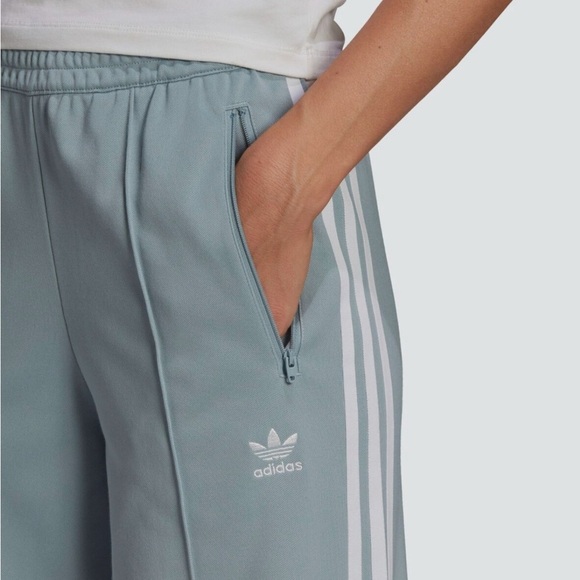 Adidas ADICOLOR CLASSIC Wide Leg TRACK PANT Sweat superstar firebird Women sz XL - Picture 5 of 10